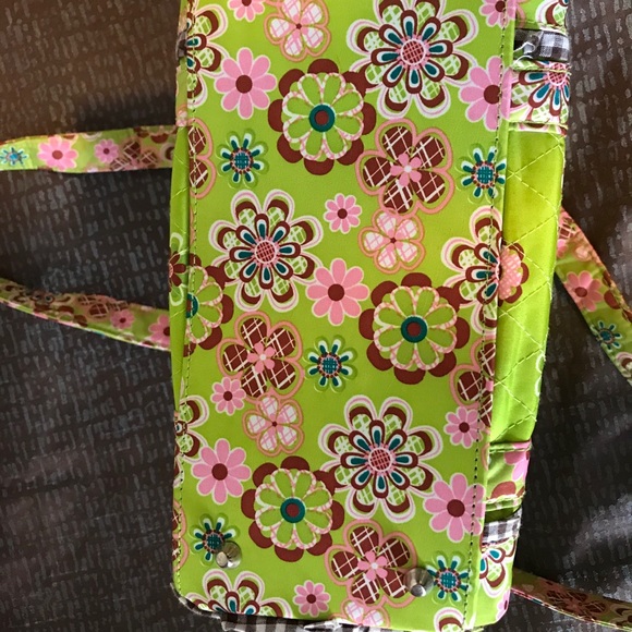 Lime Flower Print Gigi Olivia Purse - Picture 6 of 6